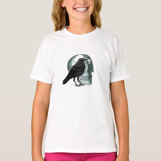 Camiseta Raven Steals Skeleton Key (Frente)
