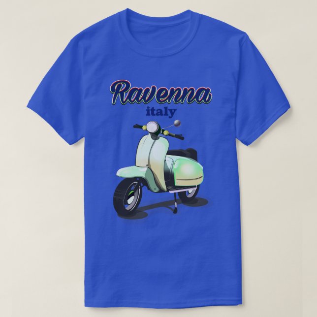 Camiseta Ravenna Itália viagens vintage (Frente do Design)