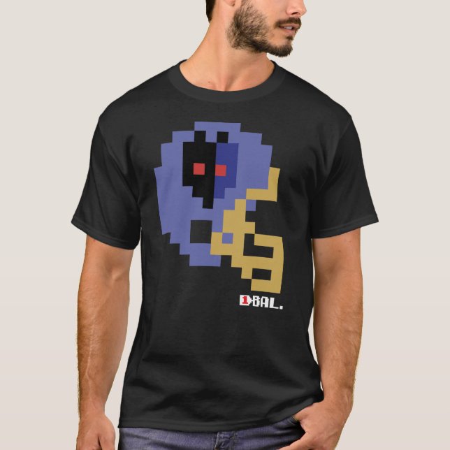 Camiseta Ravens Alternate Tecmo Bowl Helmet T-Shirt (Frente)