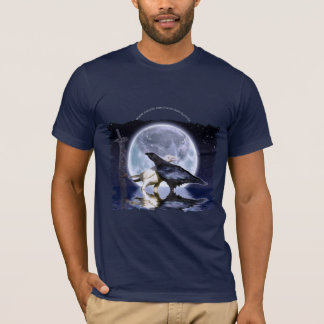 Camiseta RAVENS BRANCAS E PRETAS, T-Shirt TOTEM E MOON COMP
