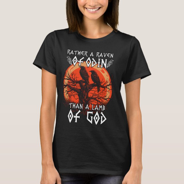 Camiseta Ravens Hugin e Munin - Mitos e lendas do V (Frente)