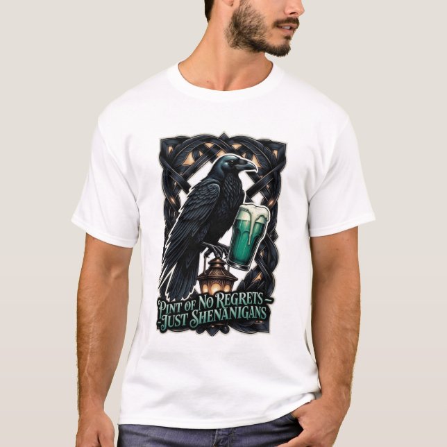 Camiseta Raven's Shenanigans Emerald Pint Tee (Frente)