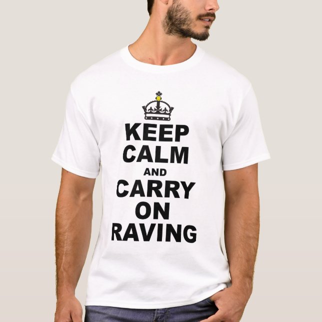 Camiseta raver calmo (Frente)