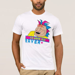 Camiseta Raver das pessoas de 40 anos