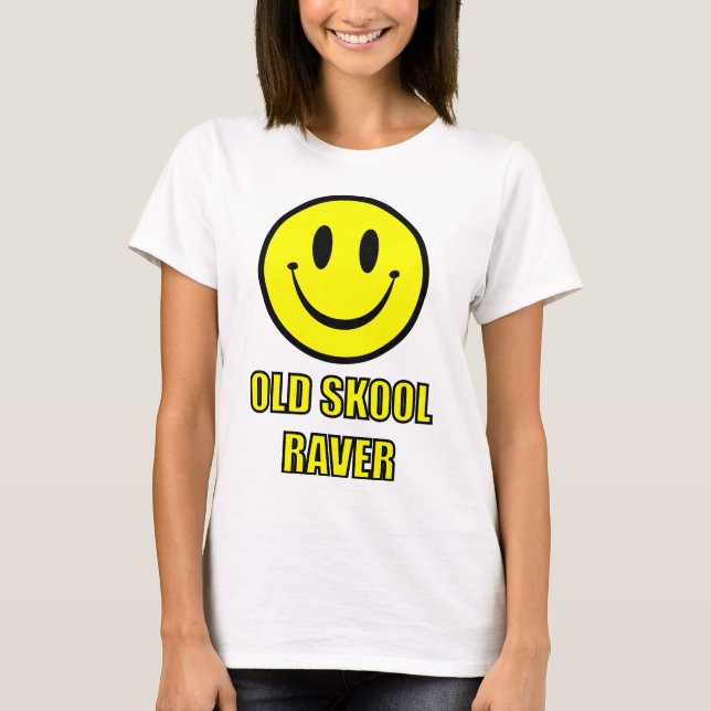 Camiseta Raver idoso de Skool (Frente)
