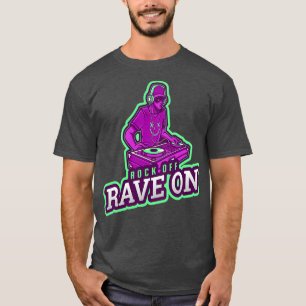 Camiseta Raver Rave EDM Techno DJ Music Cyberpunk Trance