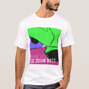 Camiseta Raver Vos - t-shirt baixo dos homens do cilindro