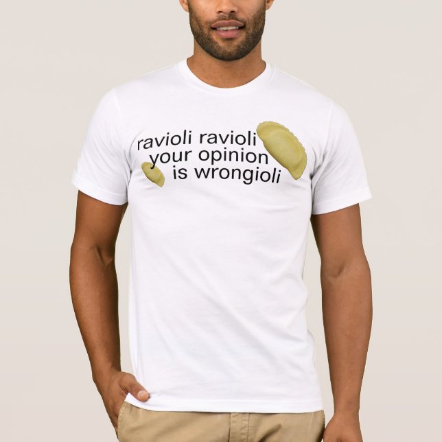 Camiseta ravioli do ravioli (Frente)