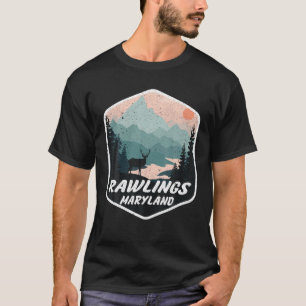 Camiseta Rawlings Maryland Montanhas Hike Hike Hiking Souve