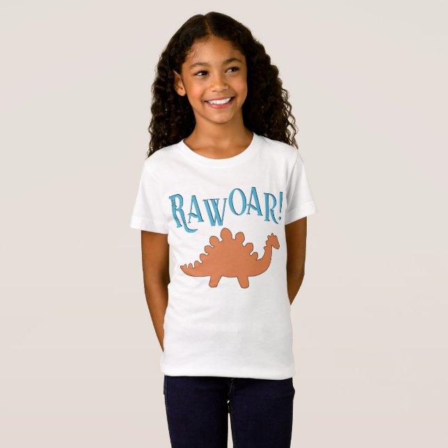Camiseta Rawoar! (Roar) Dino (Frente Completa)