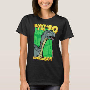 Camiseta Rawr I'm 10 Birthday Boys 10th Birthday Dino Muss