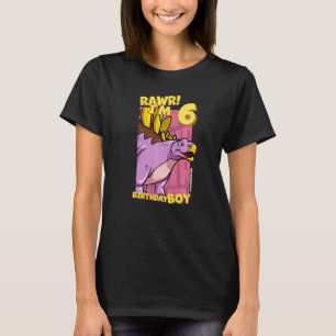 Camiseta Rawr I'm 6 Birthday Boys 6 Birthday Dino Kentros