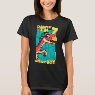 Camiseta Rawr I'm 7 Birthday Boys 7 Birthday Dino Deinon
