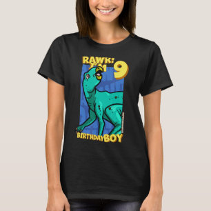 Camiseta Rawr I'm 9 Birthday Boys 9th Birthday Dino Zephyr