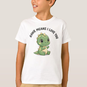 Camiseta Rawr Significa Que Te Amo Desi do desenho animad