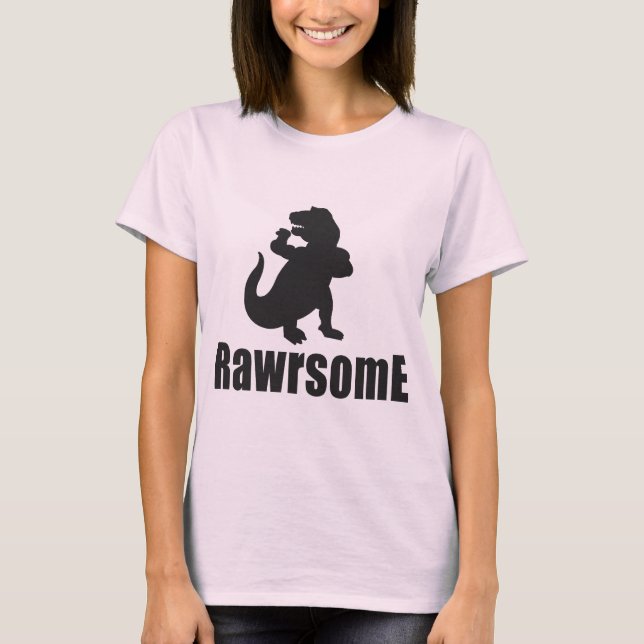 Camiseta Rawrsome (Frente)