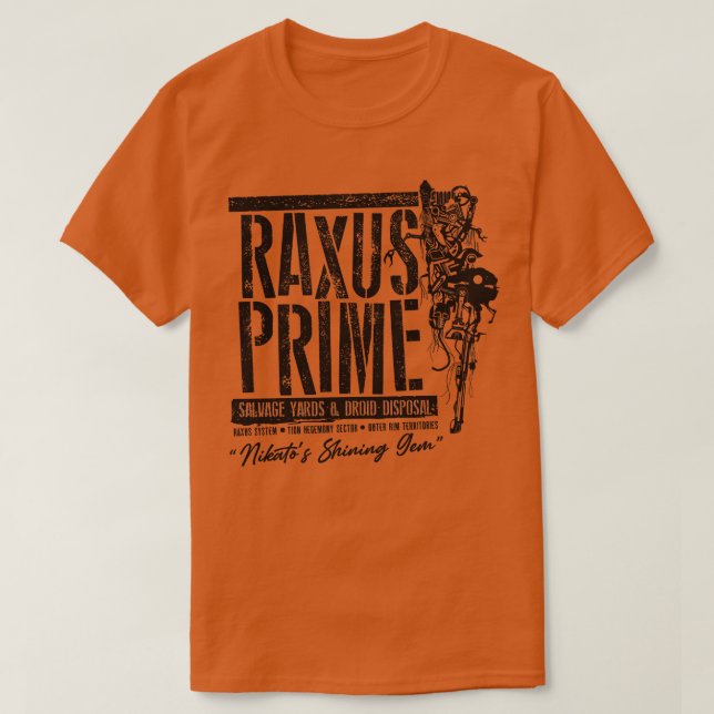 Camiseta Raxus Prime (Frente do Design)