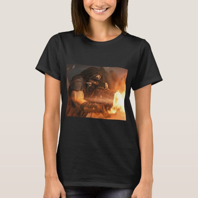 Camiseta Ray Fisher Rebel Lua (Frente)
