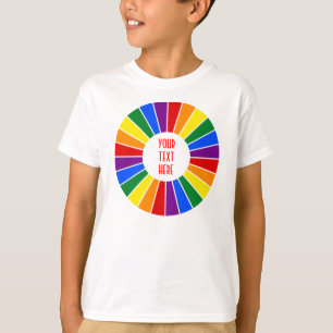 Camiseta RAYS DO BOTÃO RAINBOL + sinal ou texto