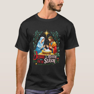 Camiseta Razão de Jesus para a Temporada Natalina Natividad