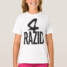Camiseta RAZID com Logotipo de Pincel Contemporâne