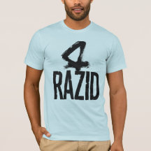 Camiseta RAZID com Logotipo de Pincel Contemporâne