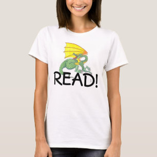 Camiseta Razões ler o t-shirt das senhoras do dragão
