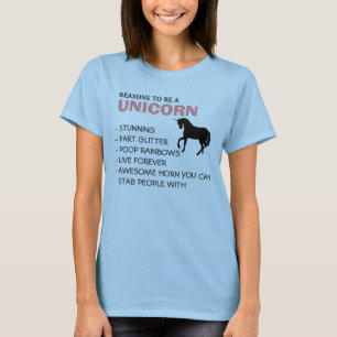 Camiseta Razões ser um unicórnio