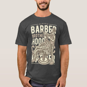 Camiseta Razor e barbeiro apenas cortaram minha barba