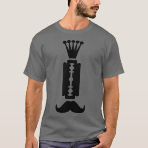 Camiseta Razor e bigode