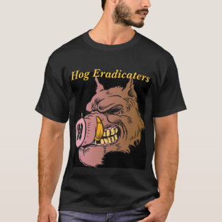 Camiseta razorback2, porco Eradicaters