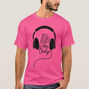 Camiseta Rb 90S Apenas Fones de ouvido Dj Rnb