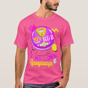 Camiseta Rb Dos Anos 90 É Minha Música De Língua De Amor Pa