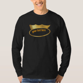 Camiseta RBAN Streetwear Coroa Dourada, Nome Gótic