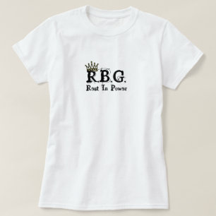 Camiseta RBG Resto em energia, branco