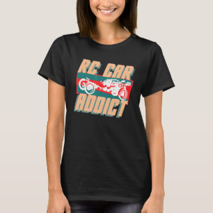 Camiseta Rc Carros Correndo Com Um Brinquedo De Carro vinta