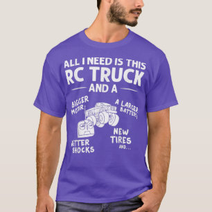 Camiseta Rc Monster Truck Car Remote Control 2364