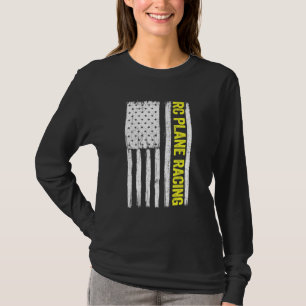 Camiseta Rc Plane Racing American Flag Radio Controlada Rem