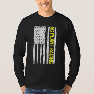 Camiseta Rc Plane Racing American Flag Radio Controlada Rem