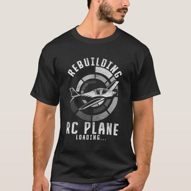 Camiseta Rc Plano De Reconstrução Do Plano Rc Carregamento  (Frente)