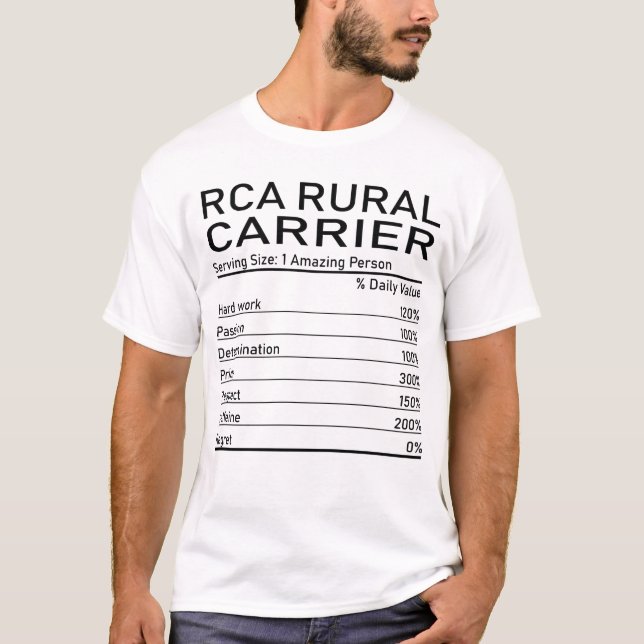 Camiseta Rca Rural Transportadora Incrível Fatos Nutriciona (Frente)