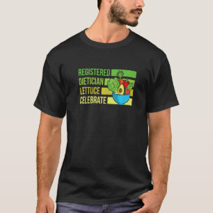 Camiseta Rd Dietitian Pun Para Um Dietitiano Registrado