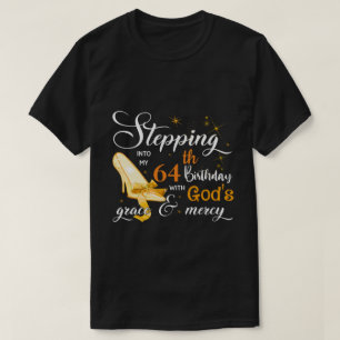 Camiseta RD entrando no meu 64º aniversário com a Graça 