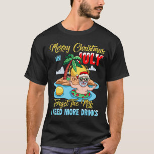 Camiseta RD Feliz Natal Em Julho Esquece O Leite