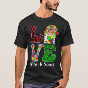 Camiseta Rd Love Gnomo Professor Pré-K Consciência do Autis