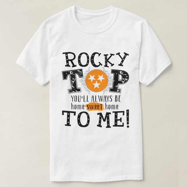 Camiseta RD Rocky Top, você sempre estará em casa doce lar (Frente do Design)