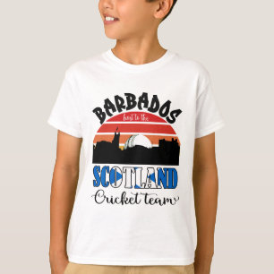 Camiseta Rdos do críquete T20 hospedam a seleção de críquet