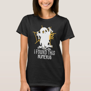 Camiseta Réтро Encontrei Este Úmero de Fantasma de Hallowee