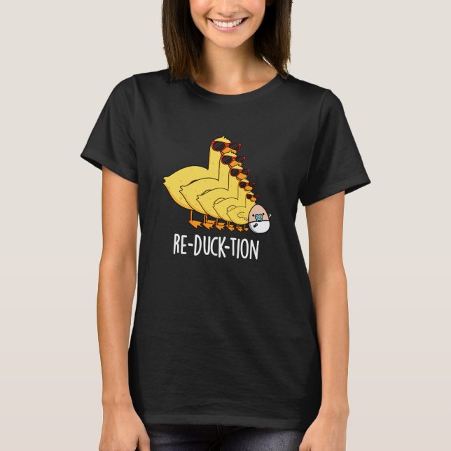 Camiseta Re-duck Engraçado Pó Escuro BG (Frente)