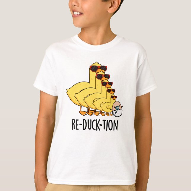 Camiseta Re-duck Engraçado Pum Animal Pun (Frente)
